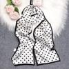 Lenço Longo de Seda Lenço de Seda de Amora Feminino Exquisito Pônei Liso Crepe Cetim Top Camada Dupla Versátil Celebridade da Internet Fita Longa