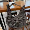 Bolso de Moda Versátil con Estampado Dulce y Fresco, Estilo Nuevo de Primavera, Bolso Cruzado Plegado con Cordón, Gran Capacidad