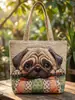 G626 Site Independente Transfronteiriço Amazon Nova Bolsa de Mão Bolsa Tote com Estampa Digital Bolsa Tote Acolchoada Fashion