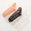 C657 C663 Anillo para Llevar Hilo de Cristal Anillo para Pene Cerradura Sexual de Hombre Textura Anillo Íntimo Dispositivo para Adultos Venta al por Mayor Revisión