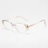 Nuevas Gafas de Moda Redondas Estilo Coreano de Alta Gama con Filtro Azul Montura Carey para Mujer Fotocromáticas Gafas de Sol Gafas sin Graduación al por Mayor