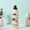 Nuevo Termo de Alto Valor Dibujos Animados Estudiante Doble Bebida Vaso con Ventosa Portátil Lindo Acero Inoxidable 316 Vaso de Agua Personalizado