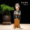 Cerâmica Tang Sancai Ornamento de Servente Caixa de Presente Mascote Abertura de Casa Sala de Estar Escritório Acessórios para Casa