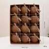 Novo produto transfronteiriço: Bolas de Natal aveludadas, Conjunto de bolas de Natal 6/8cm bolas penduradas com pingentes de laço, Decorações de feriado