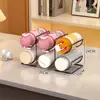 Suporte de Armazenamento para Copos de Água Multicamadas Criativo para Mesa Empilhável Porta-Copos à Prova de Poeira Oficina Fábrica Armário Suporte de Armazenamento para Copos Térmicos