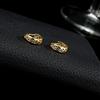 Aretes de trigo en forma de C frescos de venta caliente transfronteriza, aretes simples y lindos, elegantes aretes huecos, joyería para mujer