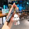 Star Wars chaveiro preto e branco samurai chaveiro carro chaveiro casal saco pingente pingente atacado