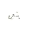 Cor de ouro 14K18K olho de gato sólido linhas finas corte flash contas redondas brilhantes com contas DIY colar pulseira contas soltas joias lote