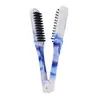 Comercio Exterior Nueva Plancha de Peluquería Cabello ABS Liso Forma de V Peinado Alisado Pinza para el Cabello Salón de Belleza Peine de Cerdas Peine para Cabello Liso