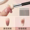 Nova Esponja de Cabeça de Cogumelo para Corretivo, Pincel de Mistura para Nail Art, Pincel de Detalhe Portátil para Olheiras e Pontas dos Dedos, Ferramenta de Beleza