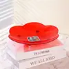 Plato de Cristal de Plástico, Plato de Frutas Transparente de Lujo Ligero, Plato de Dulces para Mesa de Café en Sala de Estar, Plato de Frutas Secas, Plato para Exhibir Snacks