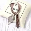 Ins fita de cetim da Coreia do Sul lenço feminino tira estreita fita decorativa multiuso versátil cinto lenço fino pequeno