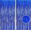 Cortina de seda de lluvia de 2 m * 1 m para decoración de escenarios, fiestas de cumpleaños, bodas y ceremonias, accesorios para fotos, cortina de puerta de seda de lluvia