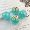 Agujero para colgar color gelatina fruta simulada 3D recubierto UV caqui cadena para teléfono DIY cadena para llavero accesorio de cadena para colgar