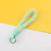 Lanyard de Felpa Corto de Colores para Teléfono Móvil Llavero de Muñeca de Caja Sorpresa para Taza de Agua Joyería Accesorios Pequeños
