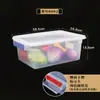Caja Rectangular Transparente Sellada para Conservar Frescura de Frutas y Verduras del Hogar Caja de Almacenamiento de Plástico con Etiqueta Creativa para Cereales con Lonchera