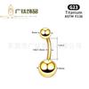 Pendientes de Aleación de Titanio G23 Transfronterizos, Anillos para Ombligo, Pendientes, Clavos para Labios, Clavos para Cejas, Clavos para Pezones, Joyería para Piercings al por Mayor