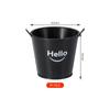 Balde de imitação de lata pequeno Balde de flores Balde de flores Plantação verde Conjunto de plantio carnudo Vaso Balde decorativo de mesa Mini vaso de flores de plástico