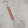 Gancho S Clip Individual Tienda de Ropa con Gancho Largo Versión para Colgar Anillo para Bufandas Soporte de Exhibición Gancho Extendido de Madera Maciza Perchero Simple