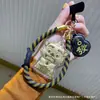 Chaveiro de Ouro Puro 999, Chaveiro Moderno e na Moda, Pingente para Bolsa de Celular de Desenho Animado, Disponível para Atacado