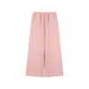 Pantalones para Niñas Amybaby Otoño 2025 Nuevos Pantalones Casuales para Niños Estilo Perezoso Holgado Color Sólido Rectos