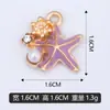 Pode Ser Misturado em Lote DIY Pérola Cravejada de Diamante Estrela do Mar Pulseira Pendente Única Pingente de Colar Acessórios de Pingente Venda Direta de Fábrica Transfronteiriça