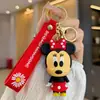 Chaveiro Disney Mickey Minnie Pato Donald Pingente de Boneco Chaveiro de Casal Fofo Acessório de Presente