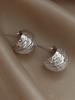 Aretes de Metal Galvanizado Personalizados con Temperamento para Mujer Venta al Mayoreo Exquisitos Moda Versátiles Lujo Ligero Geometría de Diamantes