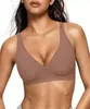Lencería femenina de alta venta en comercio exterior transfronterizo, bestseller de Amazon, sin costuras, sin varillas, sujetador cómodo de copa completa, disponible para venta al por mayor