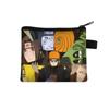 Monedero Infantil de Naruto, Tarjetero Unisex para Estudiantes, Bolsa de Almacenamiento con Cremallera para Estudiantes de Secundaria, Tarjetero