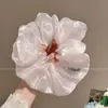 Goma para el pelo de encaje con perlas artificiales estilo coreano para mujer, nuevo modelo 2026, elástico versátil para el pelo, dulce accesorio para el cabello