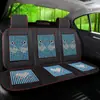 Cojín de Asiento de Coche con Cuentas de Madera Verano Transpirable Fresco Asiento Individual con Respaldo Cojín de Asiento Cuadrado con Cuentas de Madera