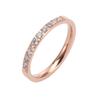 Anel Feminino Simples Estilo K Estilo Ins Popular Design de Luxo Acessível Versátil Estiloso Elegante Criativo Clássico Diamante