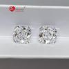 Cortador de flor de gelo quadrado brilhante Pequeno chanfro de oito faces Zircônia branca Diamante branco Zircônia cúbica pedra solta