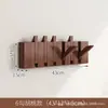 Cabide de Parede em Formato de Tecla de Piano para Hall de Entrada, Gancho de Madeira Maciça para Quarto e Hall de Entrada (requer furação), Cabide de Casaco e Chapéu para Trás da Porta