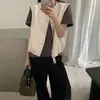 Foto Real 2026 Início do Outono Nova Roupa Feminina Coreana Dongdaemun Item Essencial de Guarda-Roupa de Alta Qualidade Moda Colete de Couro
