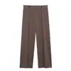 AliExpress Transfronterizo para Mujer Comercio Exterior ZR en stock con Cinturón Chaqueta Recta Diversos Pantalones de Cintura Usables