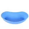 Bandejas forma de riñón a granel, bandejas curvas, bandejas para medicamentos, bandejas forma de riñón azules de gran capacidad, engrosadas, anti-caída, 1000cc, al por mayor