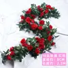 Enredadera de rosas artificiales, enredadera de flores falsas, cubierta para tubería de aire acondicionado, decoración de techo para sala de estar, enredadera de plástico, planta trepadora