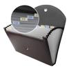 Bolsa de Almacenamiento de Archivos de Cuero tipo Acordeón Carpeta de Acordeón Amazon Bolsa para Archivos con Insertos Multicapa Gran Capacidad Bolsa de Acordeón para Negocios