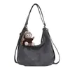 Bolso Cruzado de Hombro Único de Gran Capacidad, Estilo Nuevo Otoño/Invierno, Moda para Mujer 2026, Bolso Cruzado de Doble Hombro con Temperamento Moderno, Casual Simple