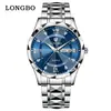 Reloj Longbo 83715 Lujo Accesible, Versátil y de Moda Tendencia Masculina Clásico de Negocios Resistente al Agua