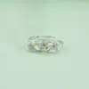 Anel Sakura para Mulheres, Banhado a Prata, Anel Personalizado para Dedo Indicador, Anel Aberto Flor de Ameixa para Estudantes, Anel de Cauda Simples Japonês e Coreano Estilo Moderno