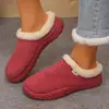 Zapatillas de Casa Baotou para Mujer Zapatos Birkenstock para Exteriores 2026 Otoño/Invierno Zapatos de Ponerse Fácilmente Zapatillas de Algodón de Comercio Exterior con Forro de Terciopelo para Mujer