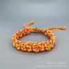 Nueva pulsera tejida a mano de estilo étnico colorido de algodón y lino, pulsera para pareja, moda callejera, casual, pulsera para novias