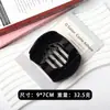 Presilha Horizontal Quadrada Oca de PC para a Parte de Trás da Cabeça, Pinça com Cinco Dentes, Presilha Superior Simples e Versátil para Cabelo, Presilha de Cabelo, Grampo de Cabelo Pinça Tubarão