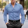 Camisa Hawaiana de Manga Larga con Cuello Rayada Estampada en 3D para Hombre - Venta Caliente de Comercio Exterior 2026 Amazon Temu