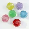 Cuentas de Resina de Forma Irregular Brillantes de Estilo Mixto con Agujeros, Cuentas con Purpurina Fina de Corazón y Estrella, Accesorios para Hacer Cadenas de Teléfono DIY