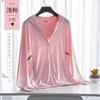 Ropa de protección solar de seda de hielo para hombre, chaqueta de pesca ligera, transpirable y sin sombrero con protección UV de verano, ropa de protección solar para exteriores de talla grande.