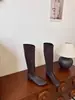 2026 Nuevas Botas Elegantes de Punta Redonda Elásticas Ajustadas para Mujer Otoño/Invierno, Botas de Calceta Calientes de Manga Alta Modernas y con Estilo